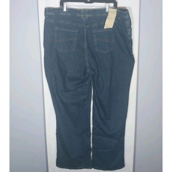 Charter Club Women's Jeans 24W Denim Blue Total Control Curvy Bootcut High Rise - Picture 4 of 9